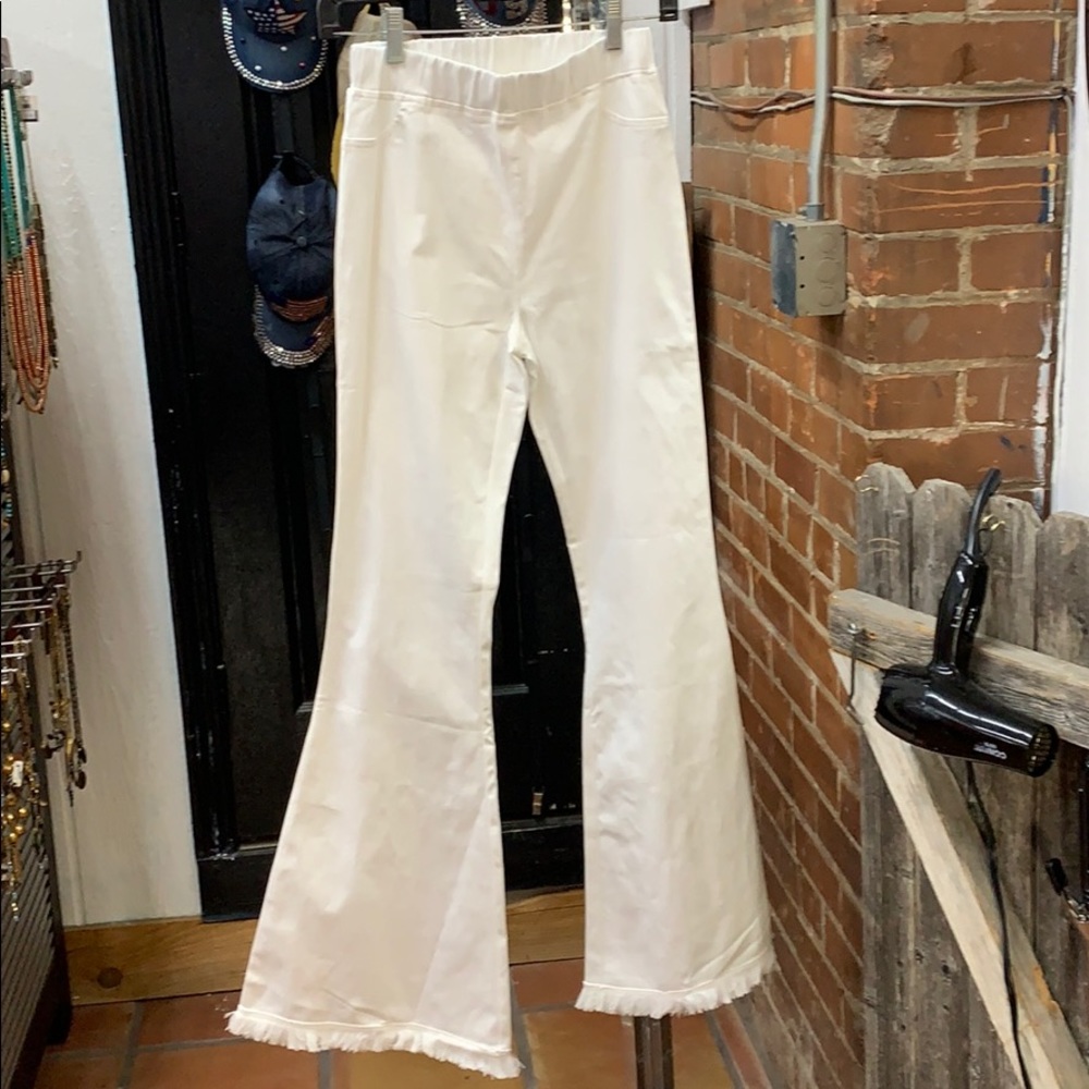 White Flared Jeans
